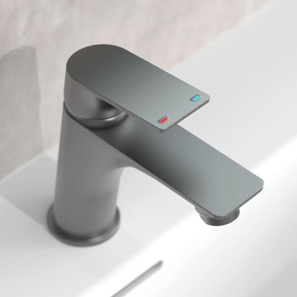 SCH&Uuml;TTE Basin Mixer BOSTON Matte Graphite