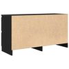 vidaXL TV Cabinet Black 100x35x54 cm Engineered Wood