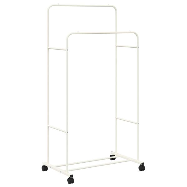 vidaXL Clothes Rack Plain White 80 x 53 x 156 cm
