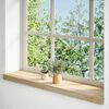 vidaXL Window Sills 2 pcs&nbsp;Untreated 90x20x2 cm Solid Wood Oak
