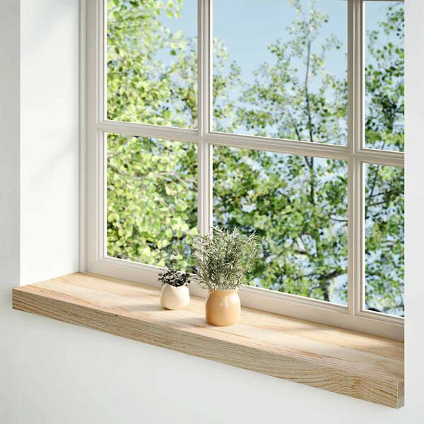 vidaXL Window Sills 2 pcs&nbsp;Untreated 90x20x2 cm Solid Wood Oak