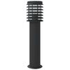 vidaXL Outdoor Floor Lamps 3pcs Black 60 cm Stainless Steel