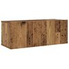 vidaXL Wall Mounted TV cabinets 3 pcs Old Wood Engineered Wood
