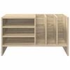 vidaXL Record Cabinet Sonoma Oak 78.5 x 35 x 45 cm Engineered Wood