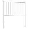 vidaXL Metal Replace Headboard White 80 cm