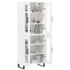 vidaXL Highboard White 69.5x34x180 cm Engineered Wood