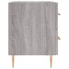 vidaXL Bedside Cabinets 2 pcs Grey Sonoma 40x35x47.5 cm Engineered Wood