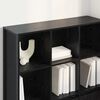 vidaXL Book Cabinet 2 pcs Black Oak 99.5 x 30 x 108 cm Engineered Wood