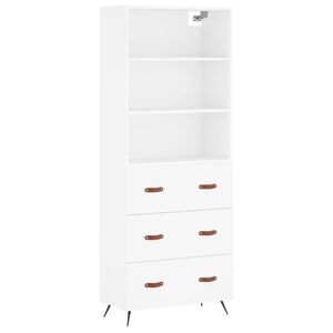 vidaXL Highboard White 69.5x34x180 cm Engineered Wood