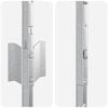 vidaXL Fence Post 5 pcs Silver 160 cm Steel