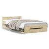 vidaXL Bed Frame with Drawer without Mattress Sonoma Oak 90x200 cm