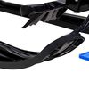 vidaXL Snow Sledge Bob Black and Blue