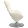 vidaXL Egg Chair Cream 63 x 73 x 90 cm Velvet