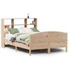 vidaXL Bookcase Bed without Mattress 140x190cm Solid Wood Pine