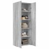 vidaXL Highboard Grey Sonoma 70x42.5x185 cm Engineered Wood