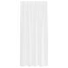 vidaXL Voile Curtain with Curtains 2 pcs White 175 x 140 cm Polyester