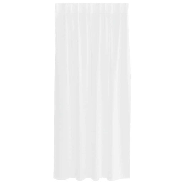 vidaXL Voile Curtain with Curtains 2 pcs White 175 x 140 cm Polyester