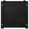 vidaXL Garden Planters 2 pcs Black 40x40x40 cm Solid Pinewood