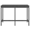 vidaXL Garden Table Grey 159.5x82.5x110 cm Solid Wood Pine