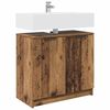 vidaXL Bathroom Cabinet Old Wood 64.5 x 33.5 x 59 cm Engineered Wood