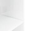 vidaXL Aquarium Stand High Gloss White 60.5x36x72.5 cm Engineered Wood