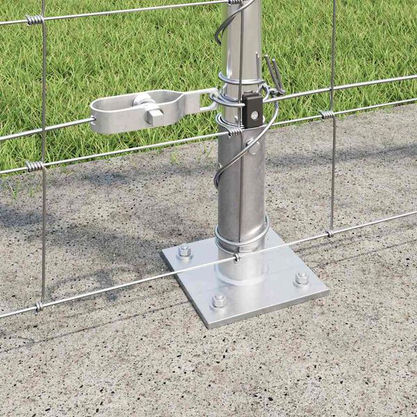 vidaXL Fence Post Galvanized 25 x 1.4 m Steel