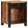 vidaXL Bedside Cabinet Brown 40 x 35 x 50 cm Solid acacia wood