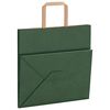 vidaXL Paper Bags 50 pcs with Handles Green 26x17x25 cm