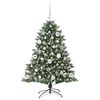 vidaXL Artificial Christmas Tree with 150 LEDs Green 85 x 85 x 120 cm