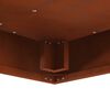 vidaXL Fire Pit Brown 60 x 60 x 30 cm Weathering Steel