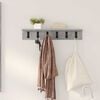 vidaXL Wall-Mounted Coat Rack Concrete Grey 60 x 10.5 x 10.5 cm