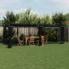 vidaXL Gazebo with Mesh Walls Anthracite 6x3 m Steel