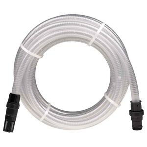 vidaXL Suction Hose with PVC Connectors Transparent 1 10 m PVC