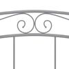 vidaXL Bed Frame without Mattress Grey Metal 200x200 cm