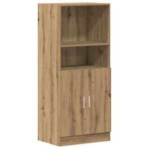 vidaXL Kitchen Cabinet Artisan Oak 57x41,5x131,5 cm Engineered Wood