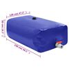 vidaXL Water Tank with Tap Foldable 1000 L PVC