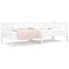 vidaXL Day Bed without Mattress White 80x200cm Solid Wood Pine