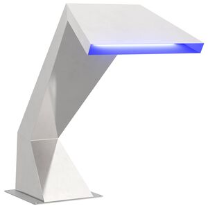 vidaXL Pool Waterfall Stainless Steel 63.5 x 29 x 51 cm Silver