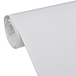 vidaXL Car Film 3D White 100x150 cm