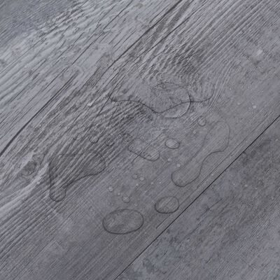 vidaXL Self-adhesive PVC Flooring Planks 5.21 m? 2 mm Matt Wood Grey