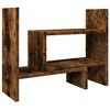 vidaXL Desk Organiser Smoked Oak 38.5x17x39 cm Engineered wood