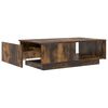 vidaXL Coffee Table Smoked Oak 95 x 55 x 31 cm Engineered Wood