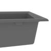 vidaXL Kitchen Sink Grey 79 x 50 x 31 cm Granite