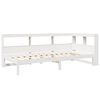 vidaXL Bookcase Bed without Mattress White 100x200 cm Solid Wood Pine