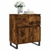 vidaXL Sideboard Smoked Oak 60x35x70 cm Engineered Wood
