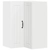 vidaXL Wall Corner Cabinet LUCCA White 57 x 57 x 80 cm Engineered Wood