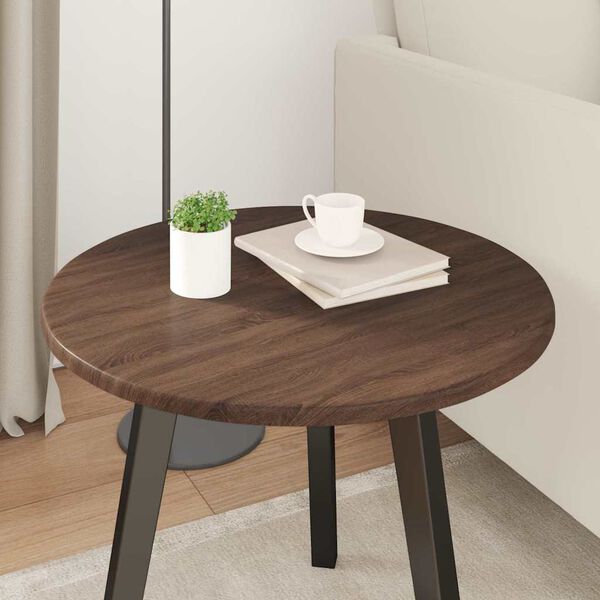 vidaXL Table Top Brown oak 50 x 50 x 1.5 cm Engineered Wood