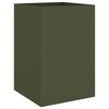 vidaXL Planter Olive Green 52x48x75 cm Steel