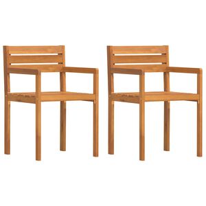 vidaXL Garden Chairs 2 pcs 50x53x80 cm Solid Wood Acacia