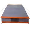 vidaXL Camping Tent Grey and Orange 282 x 225 x 154 cm Taffeta